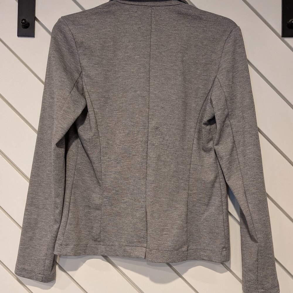 Labijou Grey Knit Blazer Jacket - Picture 2 of 3